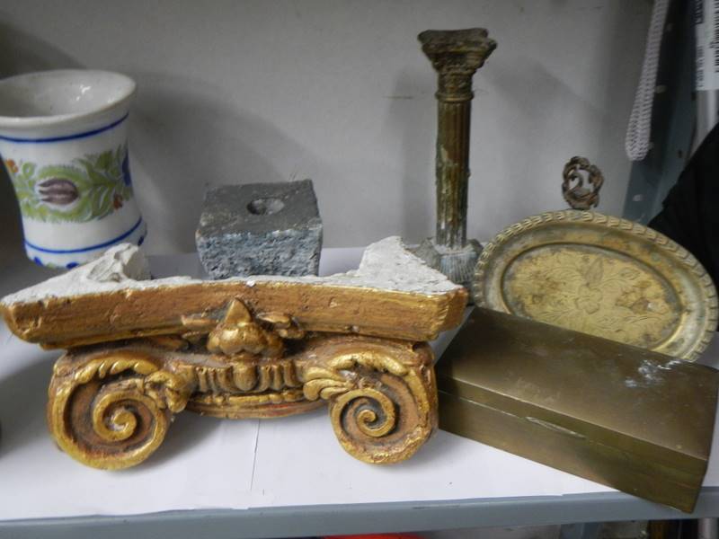 A tray of interesting items including jugs etc., - Image 3 of 3