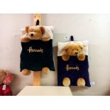 2 Harrods Teddy bear pyjama cases.