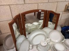 A free standing triple dressing table mirror (COLLECT ONLY)