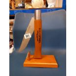 An unusual shop display penknife stand.