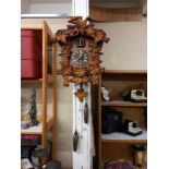 A battery operated cuckoo clock