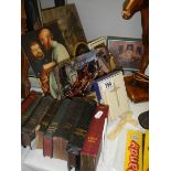 A quantity of Bibles and other religious items.