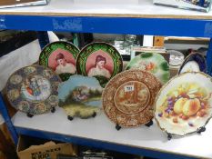 A mixed lot of collector's plates.