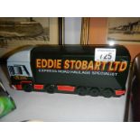 A Wade Eddie Stobart limited edition money box.