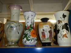 A mixed lot of good vases.