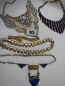 A quantity of good quality necklaces.