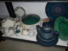 A mixed lot of ceramics including Poole, Cauldon, Denby etc.,