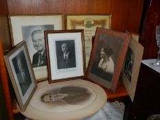 A good lot of old photographs, (one shelf).