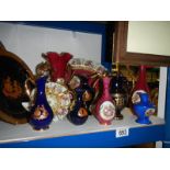 A large quantity of Limoges porcelain, vases, plates etc.,