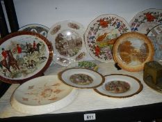 A mixed lot of collector's and other plates.