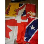 A selection of flags.