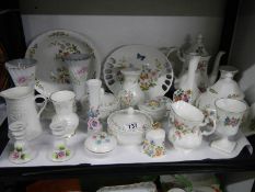 A good mixed lot of ceramics, one shelf.