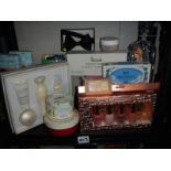 A mixed lot of toiletries including soap, nail polish etc.,