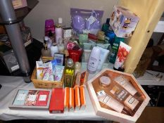 A large selection of ladies toiletries etc