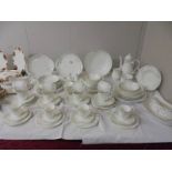 Approximately 64 pieces of Royal Albert 'Hazy Dawn' table ware, COLLECT ONLY.
