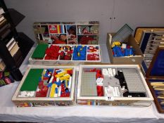A good selection of early Lego with boxes, boxes a/f