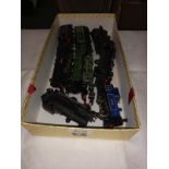 A quantity of 00/H0 gauge railway engines including Hornby & Triang including Flying Scotsman, Queen