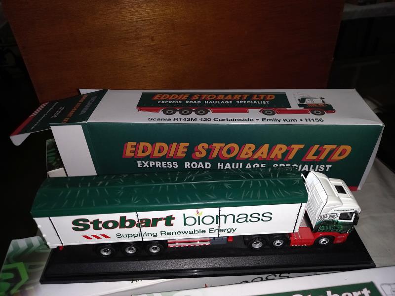 8 boxed Eddie Stobart die cast lorries - Image 6 of 9