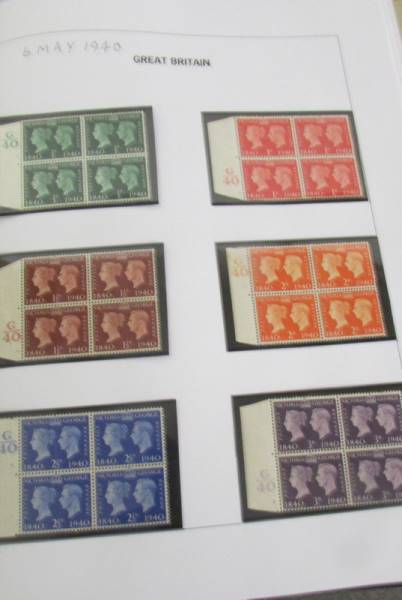 An excellent album of Victorian and early 20th century GB stamps including 4 Penny Black, - Image 18 of 25