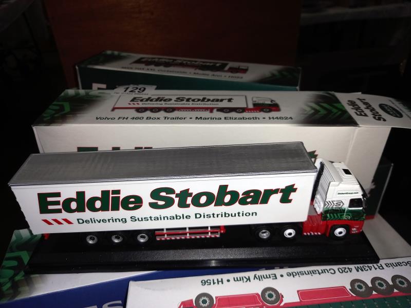 8 boxed Eddie Stobart die cast lorries - Image 9 of 9