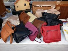 A good selection of ladies handbags