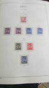 Two albums of mint Jersey definitive stamps including 1943, 1948 sheets etc.,