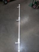A curtain pole, 222cm long (COLLECT ONLY)