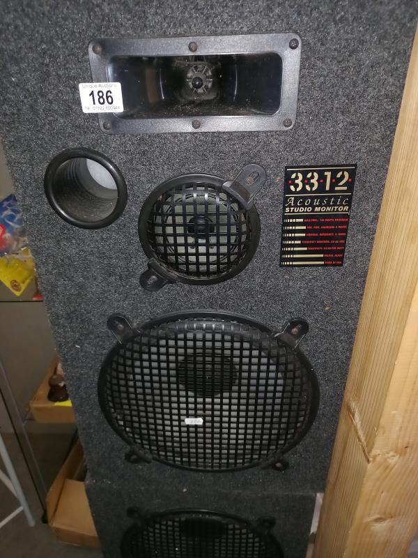 A pair of speakers, (3312 Acoustic studio monitor on label) (COLLECT ONLY) - Image 2 of 2