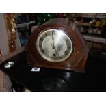A 1930's oak Westminster chime mantle clock