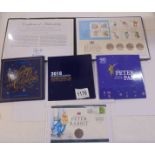 A Peter Pan, Beatrix Potter and The Pantomime 50 pence coin collections.