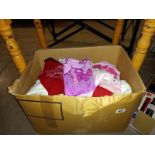 A box of young girls/toddlers clothes