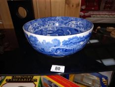 A Copeland Spode blue and white bowl