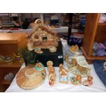 Pendelfin display stands & a selection of rabbits