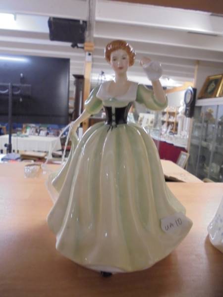 Two Royal Doulton figurines - Pretty Ladies Lily HN5000 and Adele HN2480. - Image 2 of 5