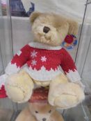 A Harrods 2008 Christmas bear.