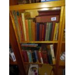 2 shelves of old books including Pilgrims progress etc