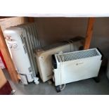 An oil filled electric radiator & 2 convector heaters (COLLECT ONLY)