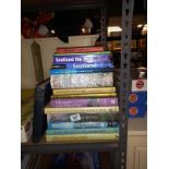 A quantity or travel related books within the UK