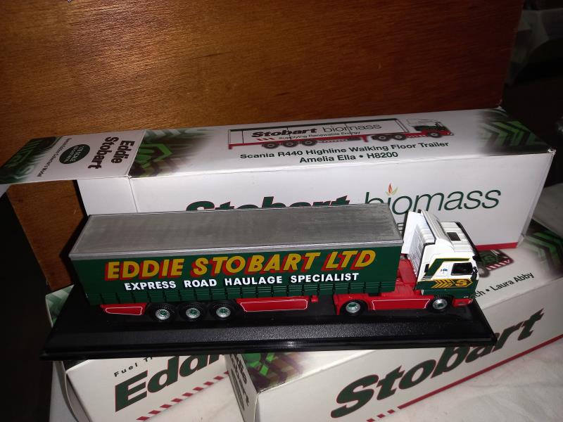 8 boxed Eddie Stobart die cast lorries - Image 7 of 9