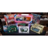 Boxed die cast including Britain's 9593 Land Rover with horse box, Polistil, K & M & Alfa Romeao,