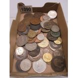 A mixed lot of old coins.