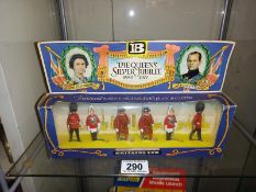A boxed Britain's No; 7225 The Queens Silver Jubilee, Scots, Life Guards & Yeoman Warders