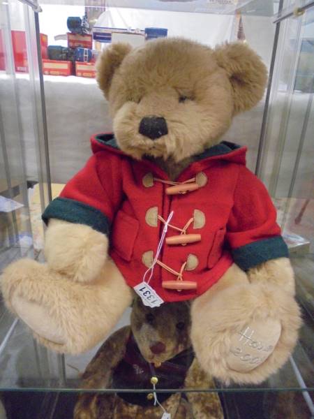 A Harrods 2003 Christmas bear.