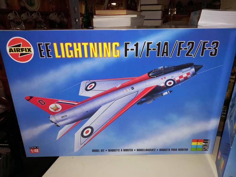 3 Airfix 1/48 scale model aircraft kits 08100 Buccaneer, 09178 Lightning, 09179 Lightning all - Image 4 of 4