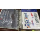 Three albums of Royal Mail presentation packs, mini sheets, collection packs etc.,