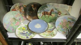 A mixed lot of collector's plates.