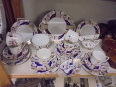 A Bavarian fine china tea set.
