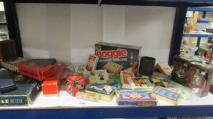 A good lot of vintage games, playing cards etc.,