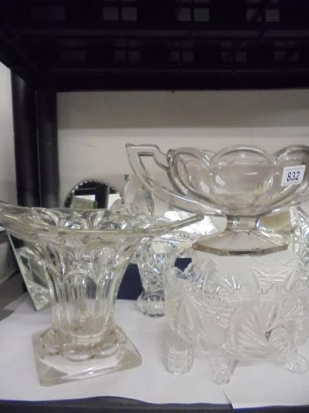 A mixed lot of glass jugs, bowls, vases etc., COLLECT ONLY. - Image 3 of 3