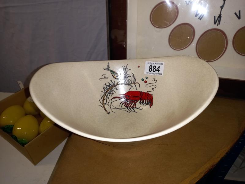 A Crown Devon crab/lobster bowl - Image 2 of 2